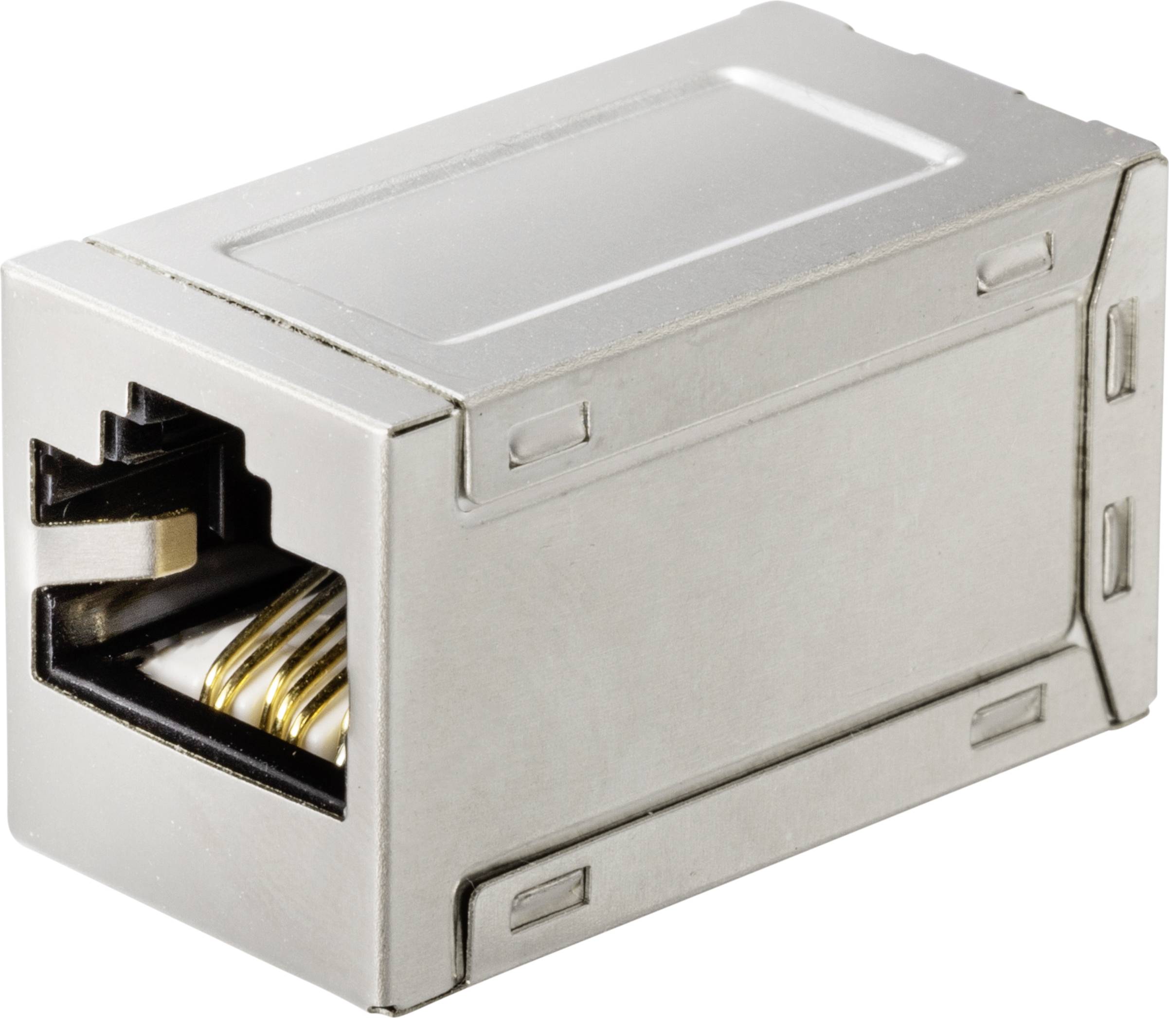 Renkforce mrežni adapter 1x RJ45 utičnica na 1x RJ45 utičnica CAT 6 metalna