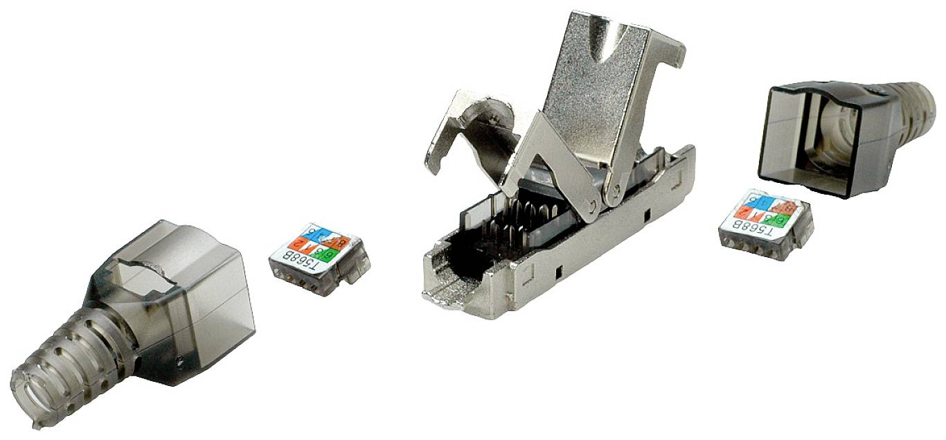 VALUE mrežni adapter mrežni konektor CAT 6a srebrna (metalna)