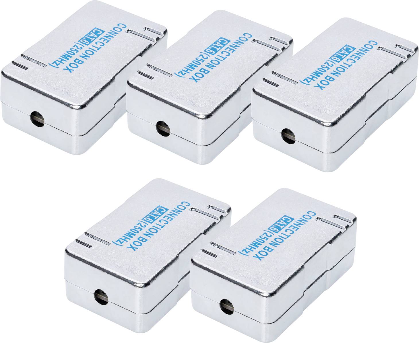 Digitus mrežni adapter RJ45 utičnica na 1x RJ45 utičnica CAT 6 siva, sivo-plava