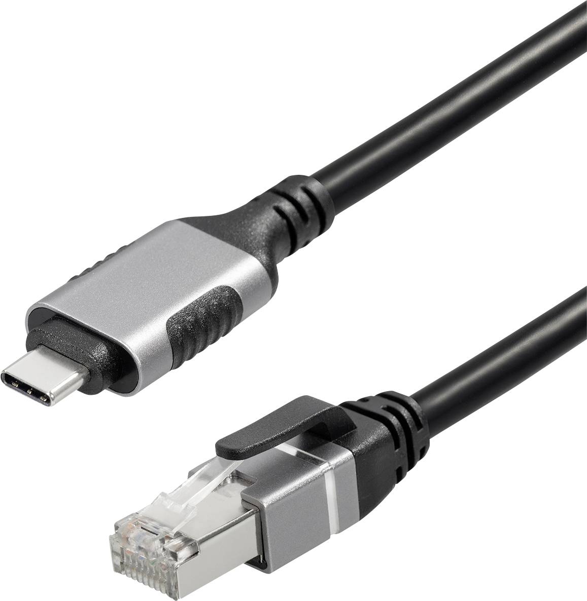 Maxtrack mrežni adapter 1x muški konektor USB-C na 1x RJ45 utikač CAT 6 2.00 m crna