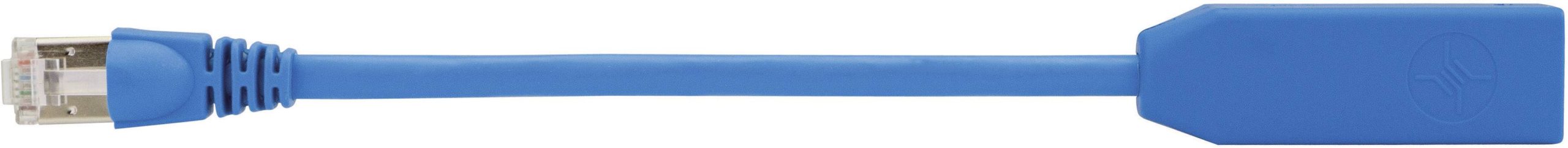 Telegartner L00000A0274 mrežni adapter 1x RJ45 utikač na 1x RJ45 utičnica 20.00 cm plava
