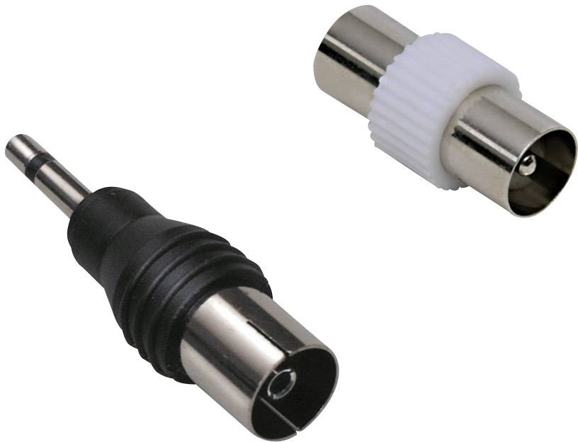 Coax jack koaksijalni adapterski set nikelj ravni adapter 1 set