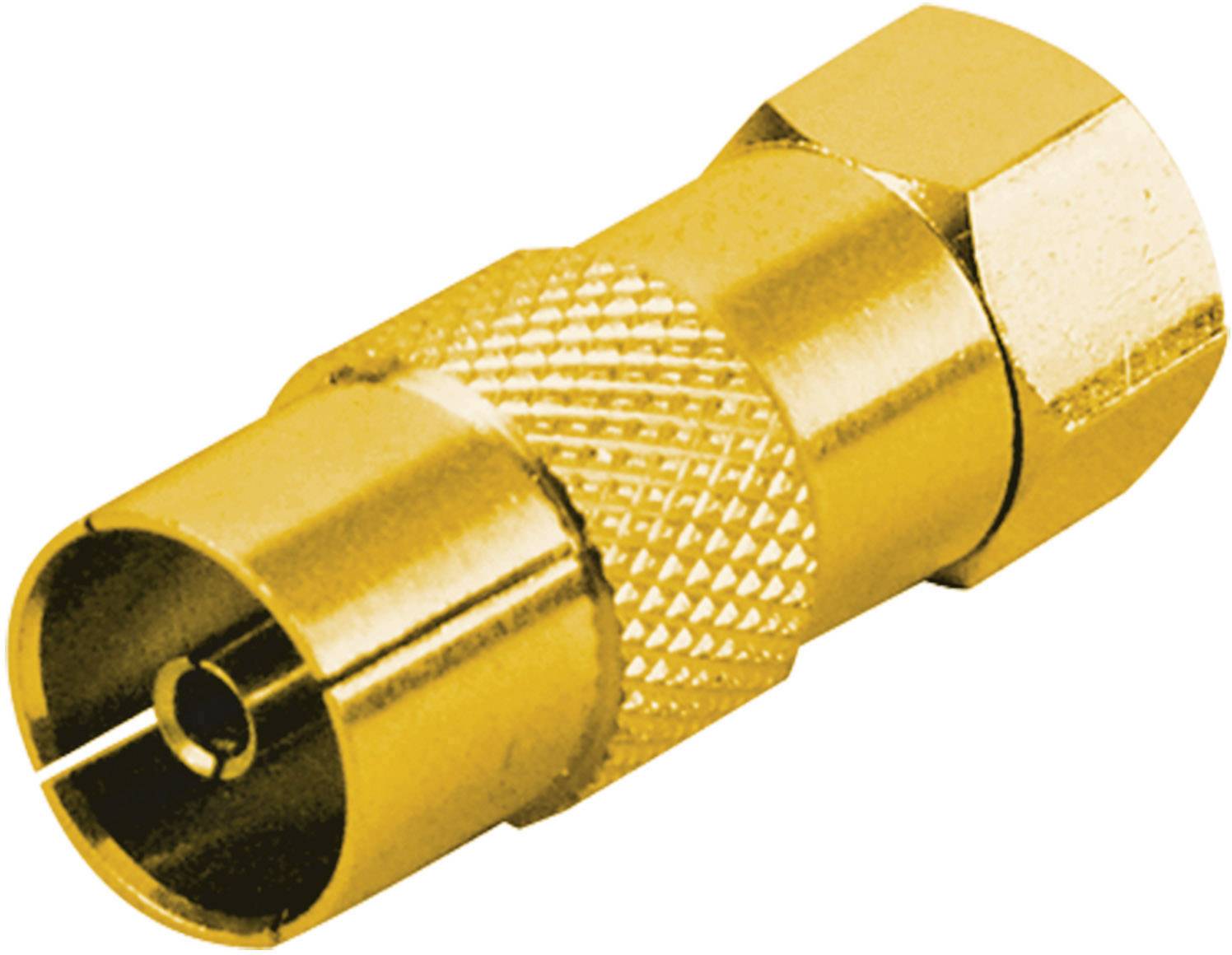 Schwaiger F koaksijalni adapter zlatna 1 kom 759733