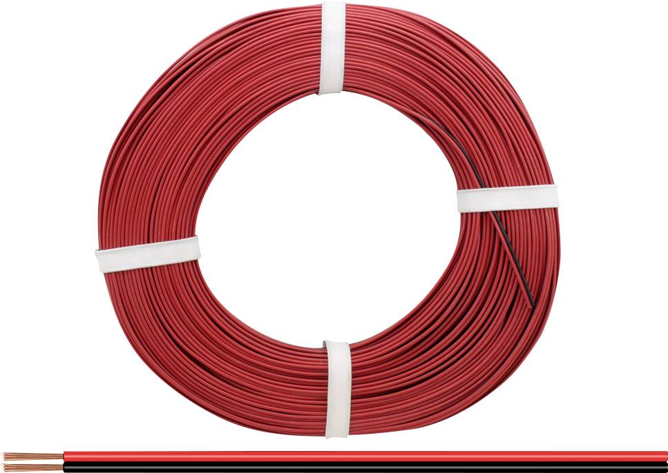 Donau Elektronik žica 218-50 upredena 2 x 0,14 mm² 500 V 2,70 mm