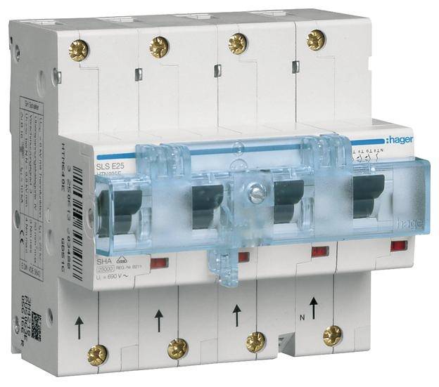 Hager HTN625E automatski osigurac 4-polni 25 A 400 V