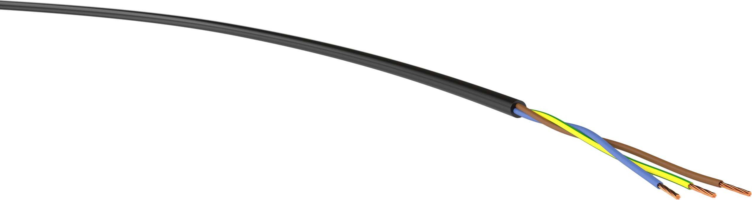 VER H05VV-F napojni kabl 3 G 1 mm² + 3 G 1 mm² 500 V 7,00 mm 3336415