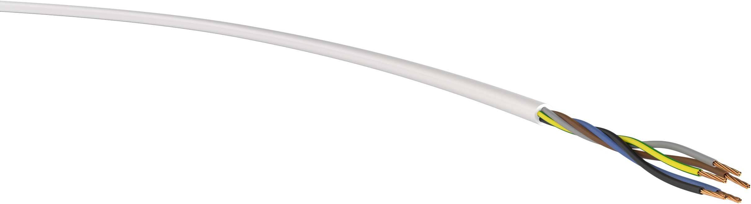 VER H05VV-F napojni kabl 5 G 2,50 mm² + 5 G 2,50 mm² 500 V 12,10 mm 3336616