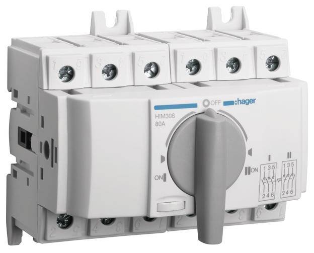Hager HIM308 automatski osigurac 3-polni 80 A 415 V
