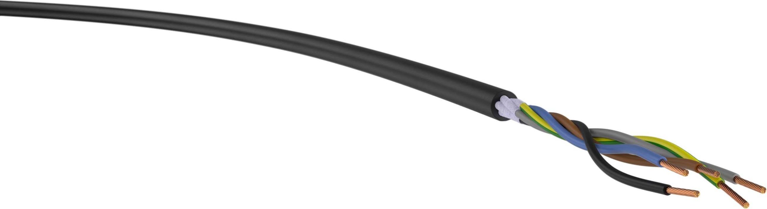 VER H05RR-F napojni kabl 5 G 2,50 mm² + 5 G 2,50 mm² 500 V 15,30 mm