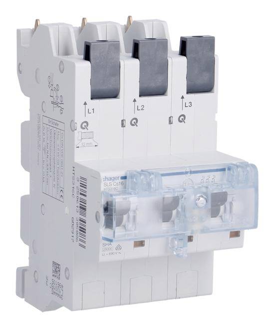 Hager HTS316C automatski osigurac 3-polni 16 A 400 V