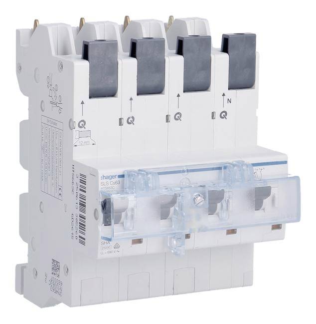 Hager HTS663C automatski osigurac 4-polni 63 A 400 V