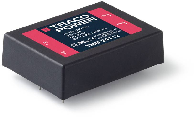 TracoPower TMM 24115 AC/DC napajanje za štampanu ploču 15 V/DC 1.6 A 24 W