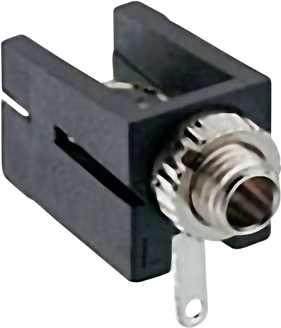 Džek-utični banana konektor 2,5 mm 16 V/DC crna