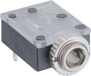 Džek konektor 3,5 mm 34 V DC/AC crna 1 kom 1400660