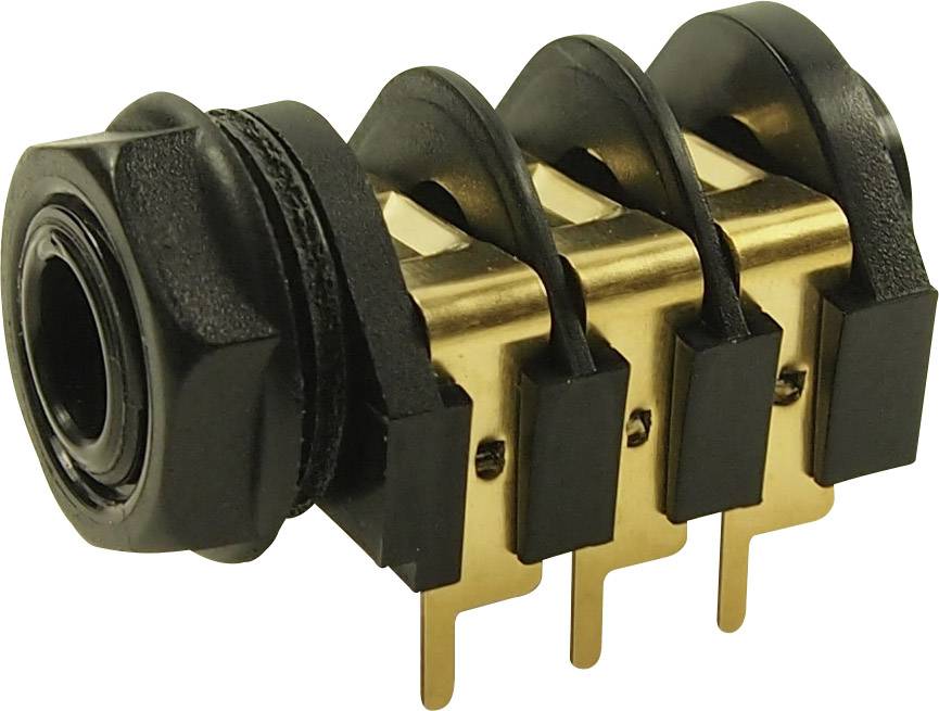 Cliff CL12327 6,35 mm banana konektor 2000 V/DC crna spoljna nit