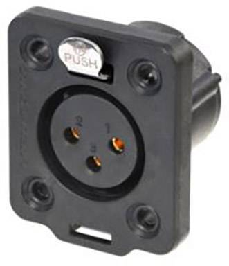 Neutrik NC3FDX-TOP XLR konektor ugradni ženski 1 kom