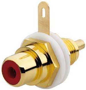 Rutenbeck RCA konektor crvena 1 kom 2297555