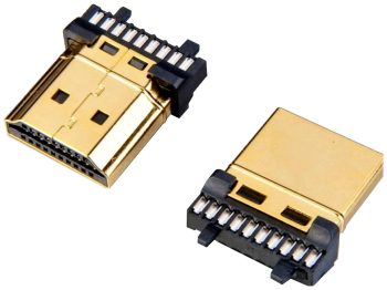 Lyndahl LKHDMICON19 HDMI konektor zlatna za spajkanje