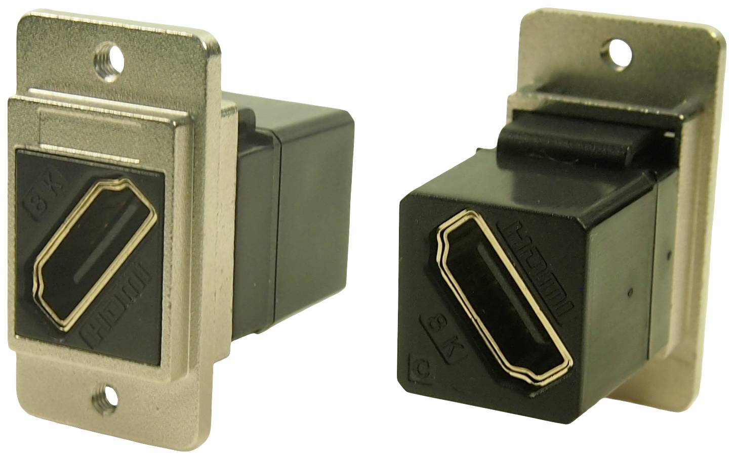 Cliff CP30788M3 HDMI adapter 40 V/AC nikelj, crna ugradni ženski konektor