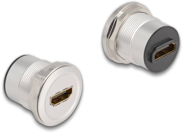 Delock ugradna utičnica crna, srebrna 1 kom 30 mm