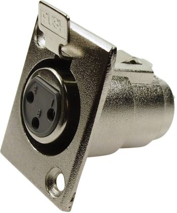 XLR-utični FC6100 XLR konektor srebrna 3 1 kom