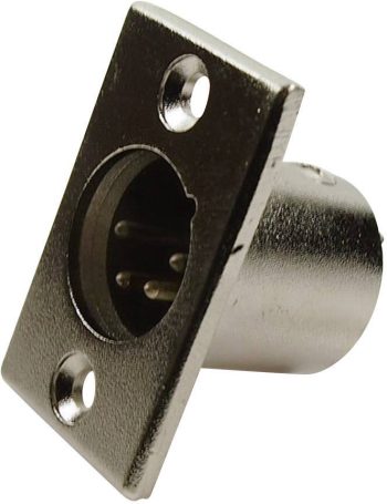 XLR-utični FC6125 XLR konektor srebrna 4 1 kom