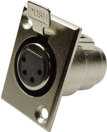XLR-utični FC6120 XLR konektor srebrna 4 1 kom