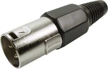 XLR-utični FC6130 XLR konektor srebrna ravni muški