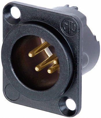 XLR-utični NC4MD-LX-B XLR konektor 50 V/AC crna