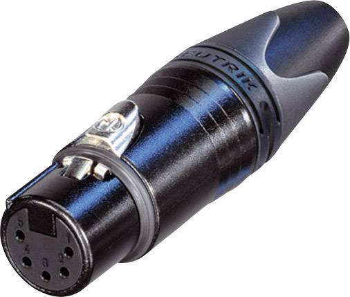 XLR-utični NC5FXX-B XLR konektor 50 V/AC crna ravan