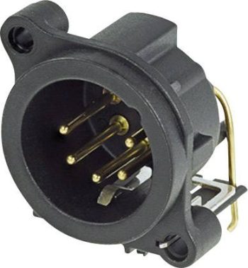 XLR-utični NC5MAH XLR konektor 50 V/AC crna 1 kom