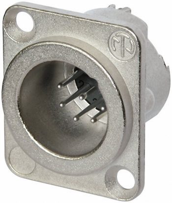 XLR-utični NC7MD-LX XLR konektor 50 V/AC srebrna