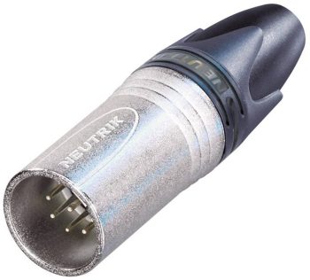 XLR-utični NC7MXX XLR konektor 50 V/AC srebrna ravan