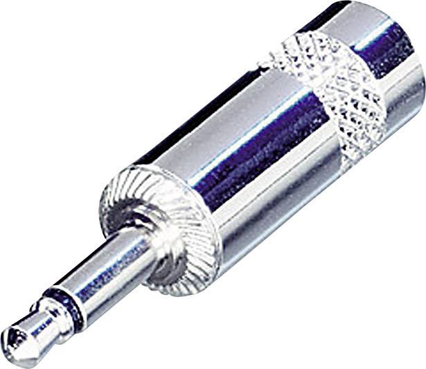 Rean NYS226 banana konektor 3,5 mm srebrna ravni muški
