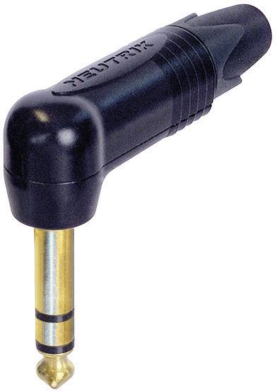 Neutrik NP3RX-B 6,35 mm banana konektor crna ugaoni