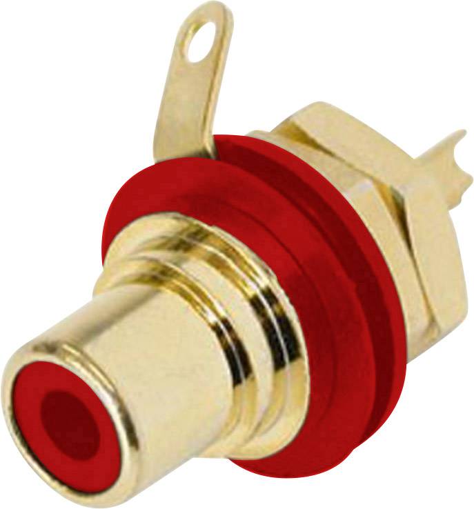 CINCH UGRADNA NYS367-2 RCA konektor crvena 1 kom