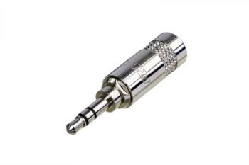 NYS231L NYS231L banana konektor 3,5 mm srebrna ravan