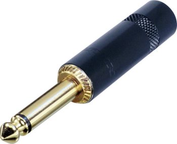 NYS224BG NYS224BG 6,35 mm banana konektor crna, zlatna ravna