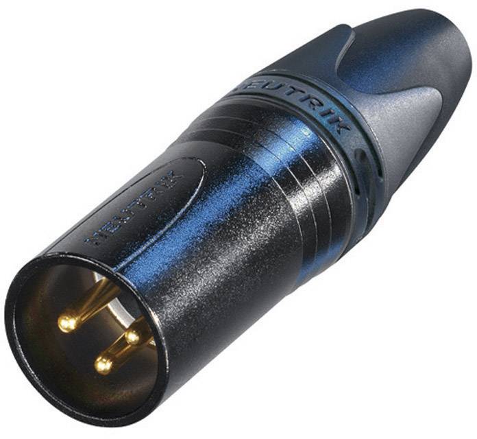 Neutrik NC3MXX-B XLR konektor 50 V/AC crna ravan