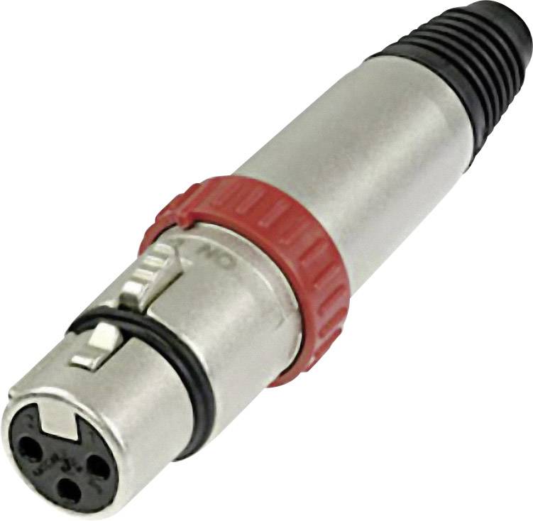 Neutrik NC3FXS XLR konektor 50 V/AC srebrna