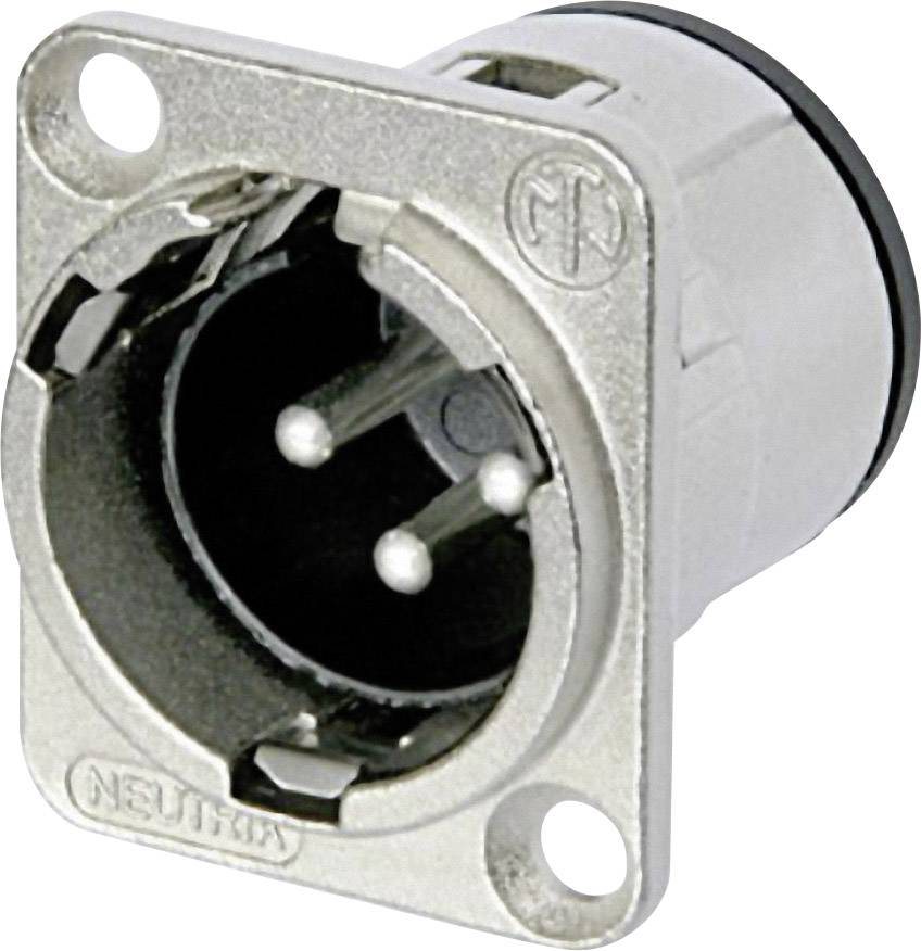 Neutrik NC3MD-V XLR konektor 50 V/AC srebrna ravni, za štampano vezje