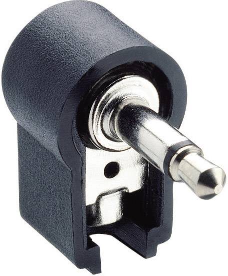 Lumberg WKLS banana konektor 3,5 mm 34 V DC/AC crna ugaona