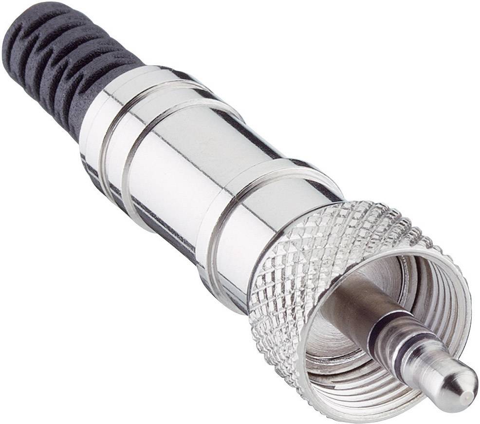 Lumberg 05-JACK džek konektor 3,5 mm 34 V DC/AC srebrna sa zaštitom od savijanja