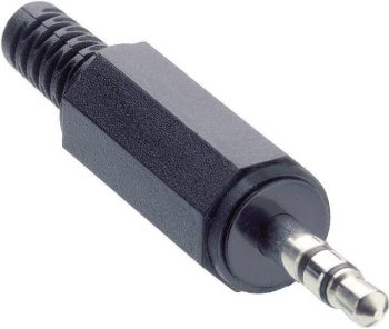 Banana konektor 3,5 mm 34 V DC/AC crna 1 kom