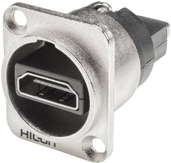 HDMI-Patch HI-HDHD-FFDN HDMI konektor srebrna Metalno kućište, ponikano 19