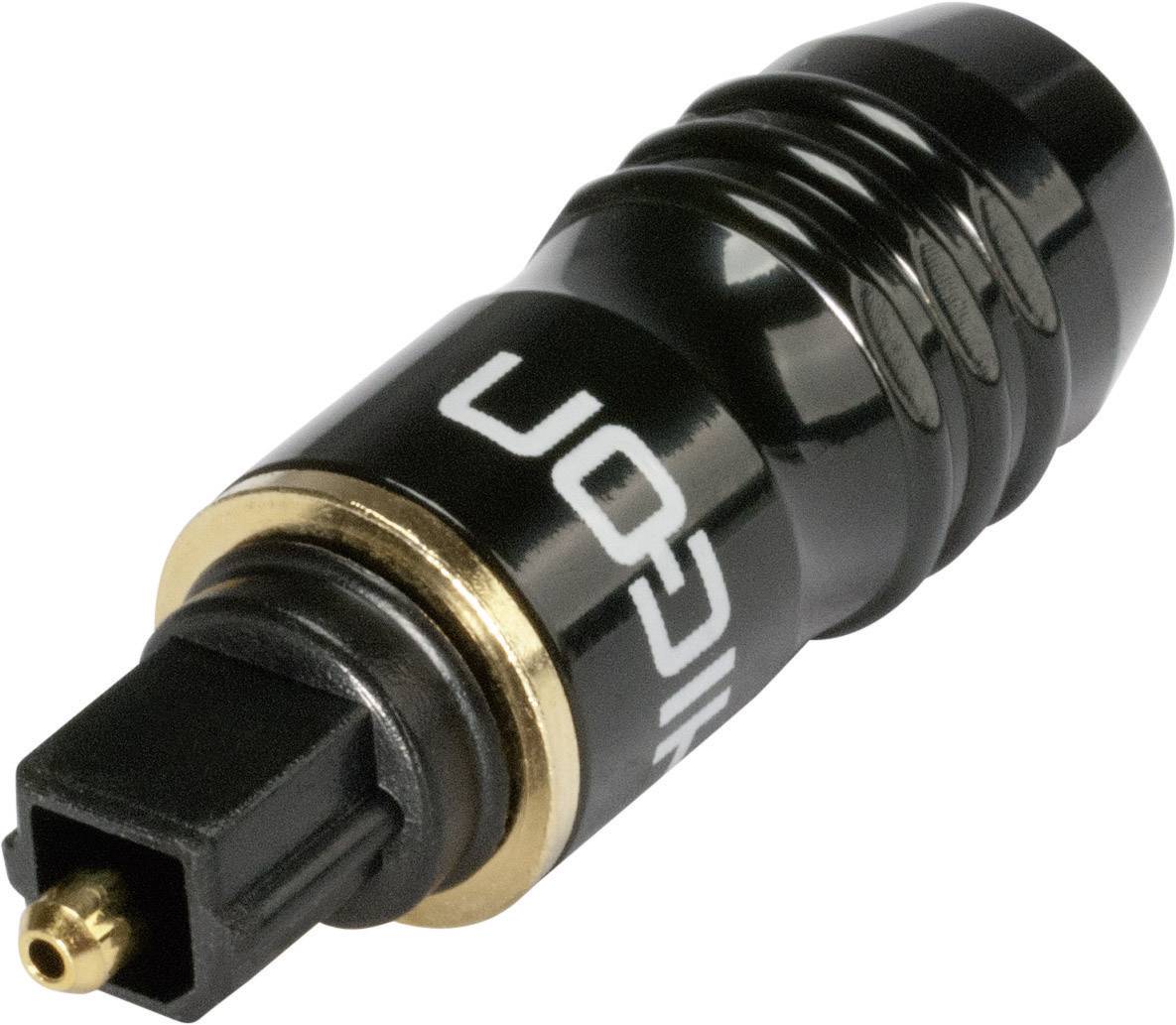 Hicon HI-TL01 konektor Toslink crna Najv. Kabl Ø: 8 mm