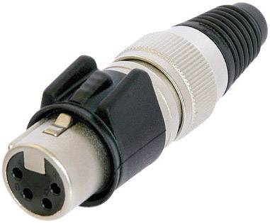 Neutrik kablovski NC4FX-HD XLR konektor 50 V/AC srebrna Ravna
