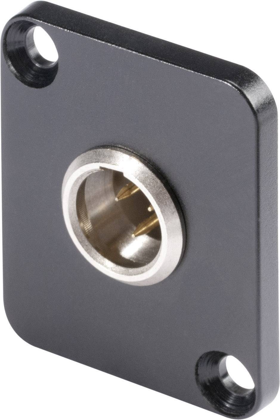 Hicon HI-XMDM3 XLR konektor srebrna, crna Nikalno metalno kućište