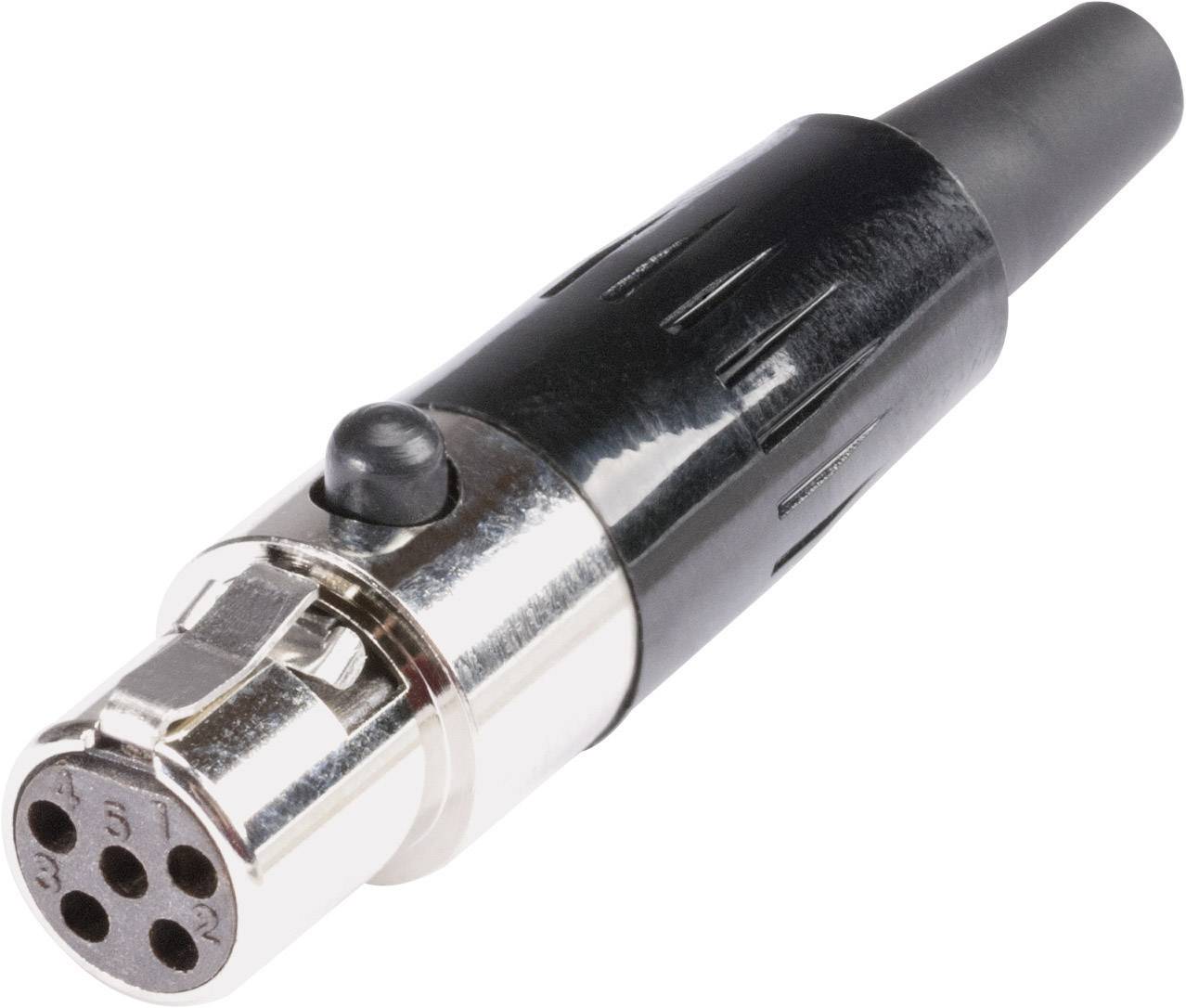 Hicon HI-XMCF5 mini XLR konektor srebrna Nikalno metalno kućište