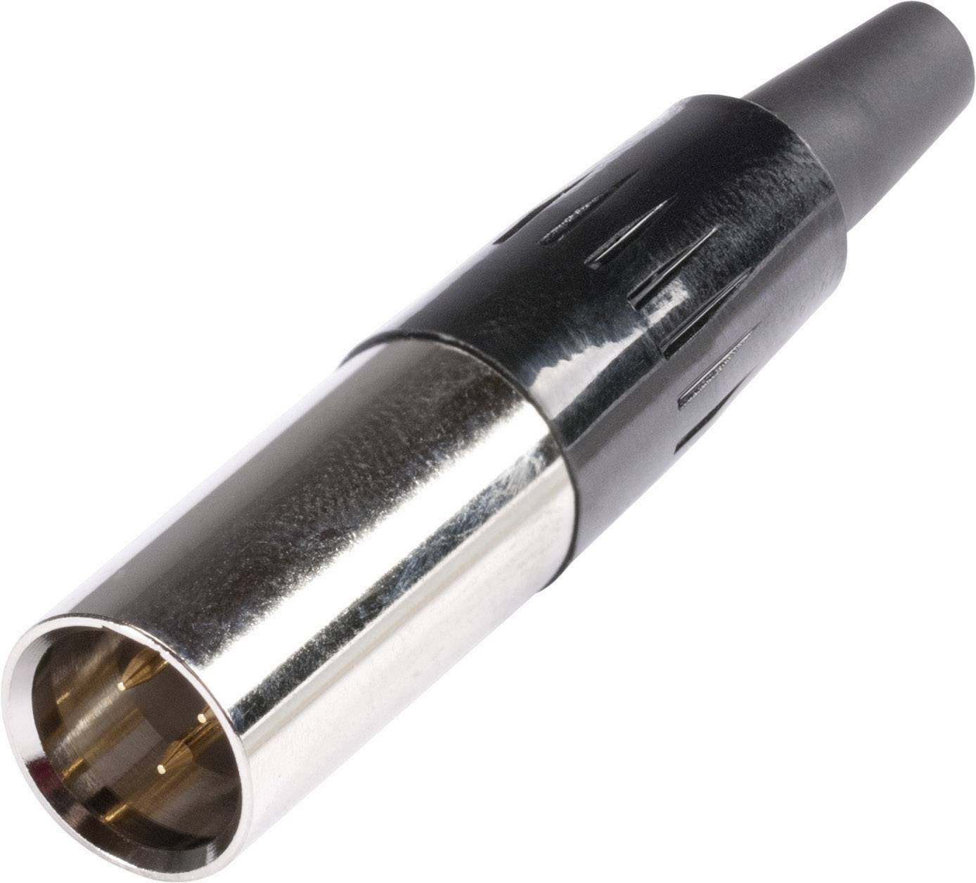Hicon HI-XMCM3 mini XLR konektor srebrna Nikalno metalno kućište